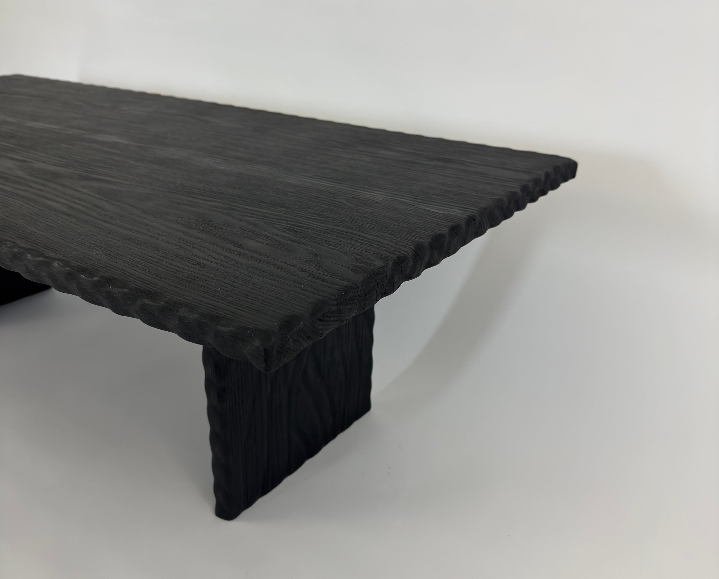 sizukus　BW-Studioカネキ Sculpted Yakisugi Coffee Table | Japanese Wabi Sabi | K. Jaunté Studio